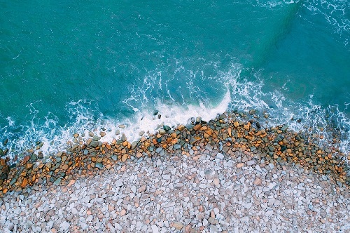 Rocks on the beach